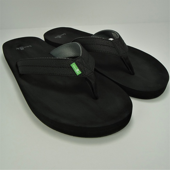 sanuk mens flip flops